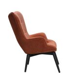 Fever - Sessel aus Kupfer, strukturierter Stoff - 80x99x92 cm