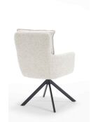 Fever - Poltrona beige in tessuto strutturale - 60x67x93 cm