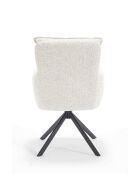 Fever - Poltrona beige in tessuto strutturale - 60x67x93 cm