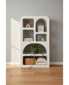 Sit - Étagère Holvik blanc naturel - 90x35x170cm