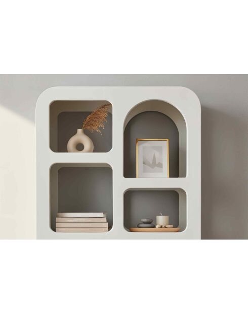 Sit - Étagère Holvik blanc naturel - 90x35x170cm