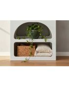 Sit - Étagère Holvik blanc naturel - 90x35x170cm