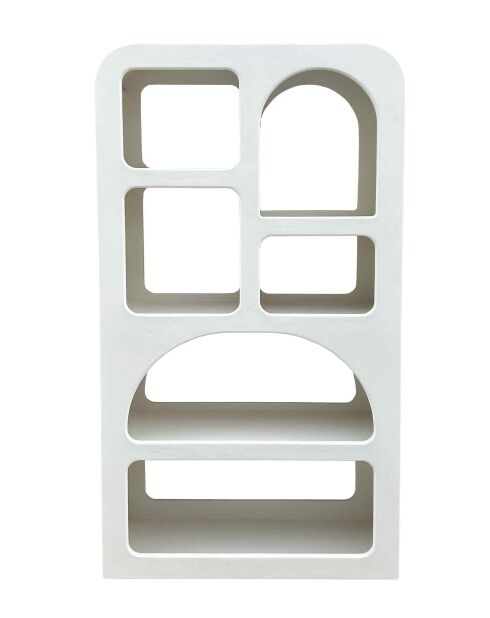 Sit - Étagère Holvik blanc naturel - 90x35x170cm