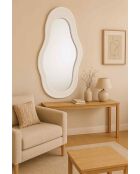 Espejo Sit Holvik blanco natural, 62 x 3 x 120 cm