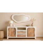 Espejo Sit Holvik blanco natural, 62 x 3 x 120 cm