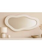 Espejo Sit Holvik blanco natural, 62 x 3 x 120 cm