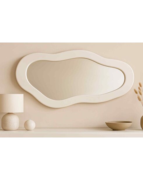 Espejo Sit Holvik blanco natural, 62 x 3 x 120 cm