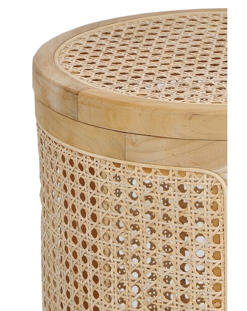 Sit - Corbeille Rattan naturel - 40x40x53cm