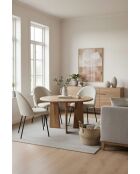 Sit - Table Wave naturel - 120x120x77cm