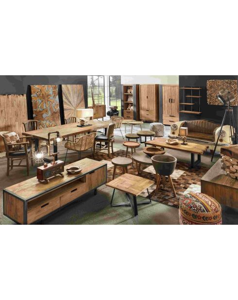 Sit - Lot de 2 fauteuils Rattan naturel - 56x58x83cm