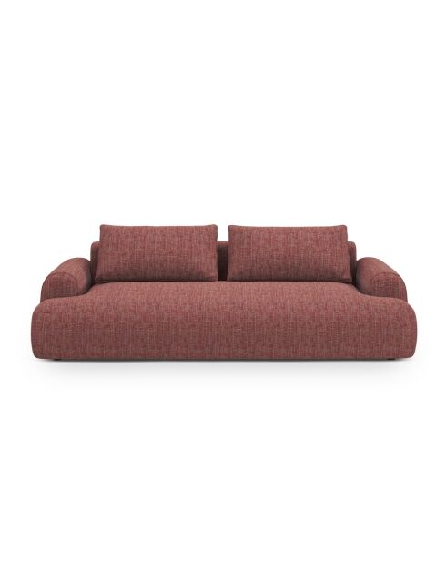 Orion rotes 4-Sitzer-Schlafsofa mit Kofferraum - 250x100x84 cm