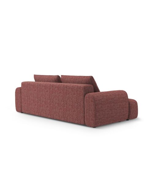 Orion rotes 4-Sitzer-Schlafsofa mit Kofferraum - 250x100x84 cm