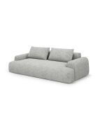 Orion warmgraues 4-Sitzer-Schlafsofa mit Kofferraum - 250x100x84 cm