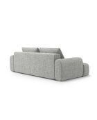 Orion warmgraues 4-Sitzer-Schlafsofa mit Kofferraum - 250x100x84 cm