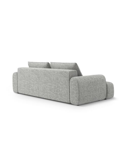 Orion warmgraues 4-Sitzer-Schlafsofa mit Kofferraum - 250x100x84 cm