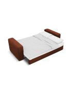 Ribes 3-Sitzer-Cabrio-Sofa aus Terrakotta, aus Kord, mit Kofferraum, 242 x 104 x 88 cm