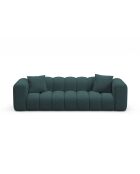 Astro türkisfarbenes 3-Sitzer-Schlafsofa mit Kofferraum - 253x102x70 cm