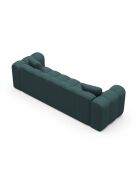 Astro türkisfarbenes 3-Sitzer-Schlafsofa mit Kofferraum - 253x102x70 cm