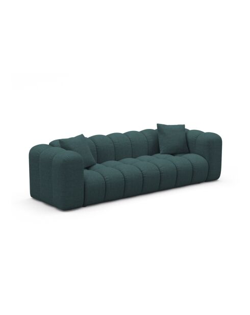 Astro türkisfarbenes 3-Sitzer-Schlafsofa mit Kofferraum - 253x102x70 cm