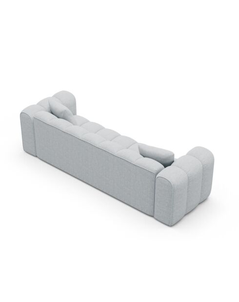 Astro lichtgrijze 3-zits slaapbank met kofferbak - 253x102x70 cm