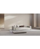 Ribes 3-Sitzer-Schlafsofa mit Kofferraum, 242x104x88 cm, hellbeige