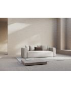 Ribes 3-Sitzer-Schlafsofa mit Kofferraum, 242x104x88 cm, hellbeige