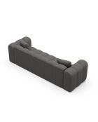 Sofá cama de 3 plazas gris Astro con baúl - 253x102x70 cm