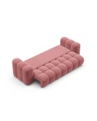 Astro Flamant 3-sitziges ausziehbares Samtsofa mit Kofferraum — 253 x 102 x 70 cm