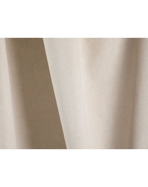 Ausziehbares 3-Sitzer-Ecksofa rechts mit Kofferraum Ribes hellbeige - 266x160x88 cm