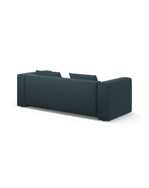 Hellblaues 3-Sitzer-Schlafsofa mit Kofferraum Lorella - 252x98x85 cm