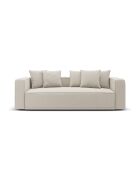 Ribes 3-Sitzer-Schlafsofa mit Kofferraum, 242x104x88 cm, beigegrau