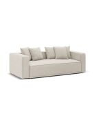 Ribes 3-Sitzer-Schlafsofa mit Kofferraum, 242x104x88 cm, beigegrau