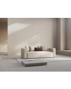 Ribes 3-Sitzer-Schlafsofa mit Kofferraum, 242x104x88 cm, beigegrau