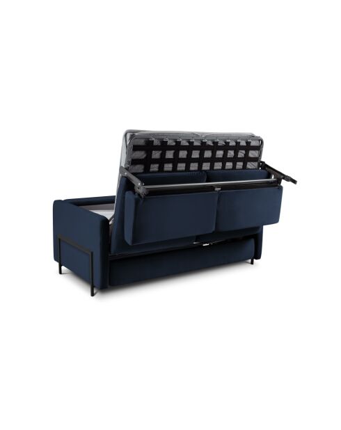 Yanis 2-Sitzer-Schlafsofa aus Samt, königsblau, 182 x 102 x 80 cm