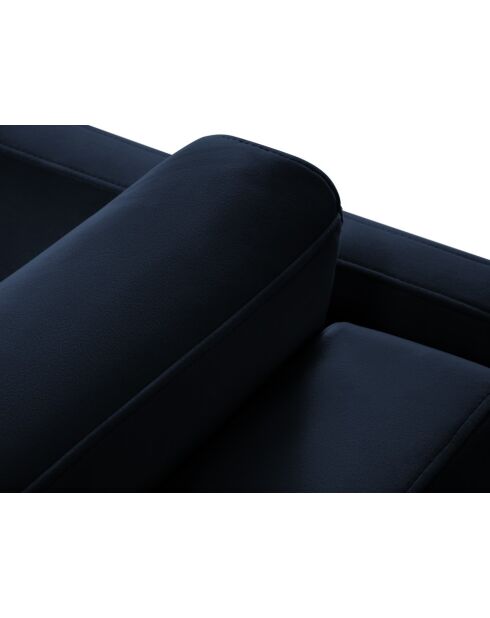 Yanis 2-Sitzer-Schlafsofa aus Samt, königsblau, 182 x 102 x 80 cm