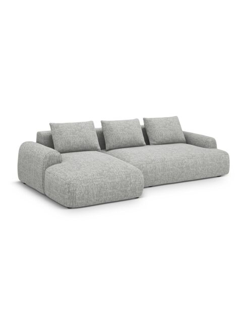Orion 3-Sitzer, umwandelbares linkes Ecksofa mit Kofferraum, warmes Grau, Orion, 275 x 142 x 84 cm
