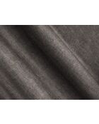 Orion grijze 3-zits converteerbare fluwelen hoekbank met kofferbak - 275x142x84 cm