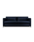 Yanis 3-Sitzer-Schlafsofa aus Samt, Königsblau, 202 x 102 x 80 cm