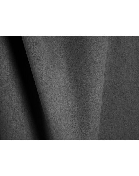 Divano angolare sinistro trasformabile a 3 posti con baule Ribes grigio - 266x160x88 cm