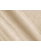 Umbaubares 3-sitziges Ecksofa aus Samt links mit Kofferraum Ribes hellbeige - 266x160x88 cm