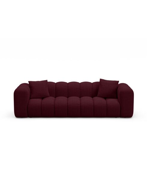 Astro 3-Sitzer-Schlafsofa mit Kofferraum, 253 x 102 x 70 cm, Burgunderrot