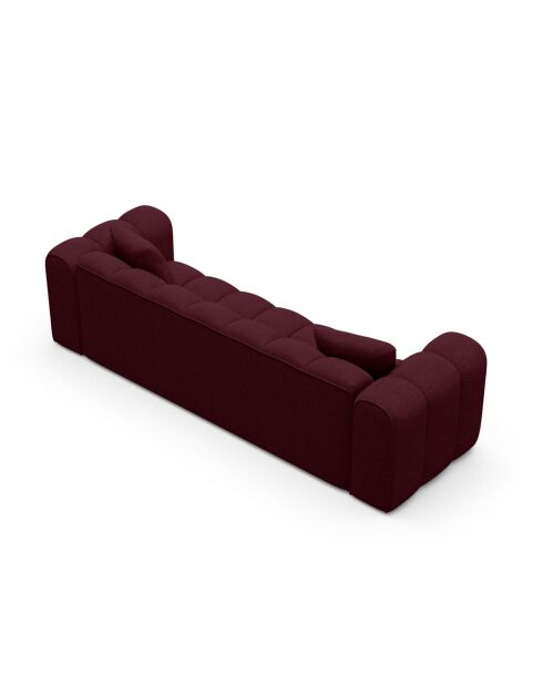 Astro 3-Sitzer-Schlafsofa mit Kofferraum, 253 x 102 x 70 cm, Burgunderrot