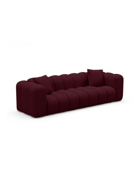 Astro 3-Sitzer-Schlafsofa mit Kofferraum, 253 x 102 x 70 cm, Burgunderrot