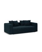 Ausziehbares 3-Sitzer-Sofa aus Samt mit Kofferraum Ribes Deep Petrol - 242x104x88 cm