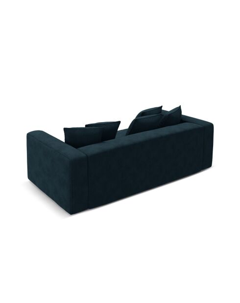 Ausziehbares 3-Sitzer-Sofa aus Samt mit Kofferraum Ribes Deep Petrol - 242x104x88 cm