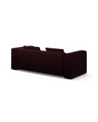 Lorella Bordeaux 3-Sitzer-Schlafsofa mit Kofferraum — 252x98x85 cm