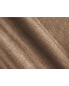 Orion ausziehbares 4-Sitzer-Sofa aus Samt mit Kofferraum, dunkelbeige - 250x100x84 cm