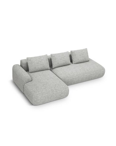 Orion 5-Sitzer-Ecksofa, umwandelbar, rechts, mit Kofferraum, warmgrau, 275 x 142 x 84 cm