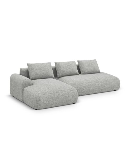Orion 5-Sitzer-Ecksofa, umwandelbar, rechts, mit Kofferraum, warmgrau, 275 x 142 x 84 cm