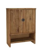 Sandy dressoir met 2 deuren en 1 nis in gerecycled grenenhout - 100x45x130 cm